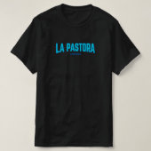 LA PASTORA - CARACAS. Azul. Tシャツ (デザイン正面)