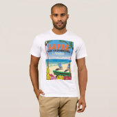 La Paz Baja California Sur Mexico旅行ポスター Tシャツ (正面フル)