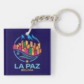 La Paz Bolivia South America キーホルダー (裏面)