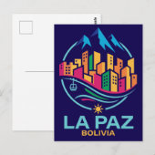 La Paz Bolivia South America ポストカード (正面/裏面)