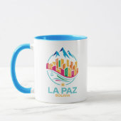 La Paz Bolivia South America マグカップ (左)
