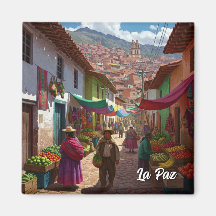 La Paz Bolivia Travelでの市場