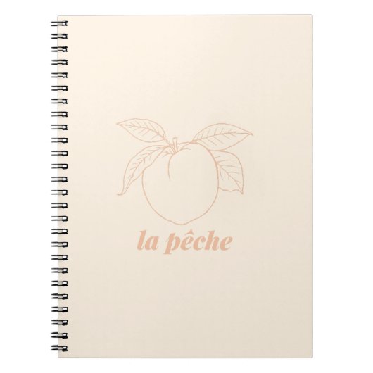 la pêche ノートブック (正面)