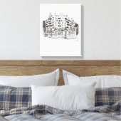 La Pedrera - Casa Milá (Barcelona キャンバスプリント (インサイチュ (寝室))