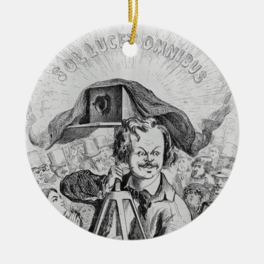 「La Photographie、壮大なNadar (1820-1910年の) le (!!!。 セラミックオーナメント (正面)