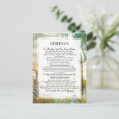 La Piazza DESIDERATAバイマックス・アーマン ポストカード (スタンド正面)