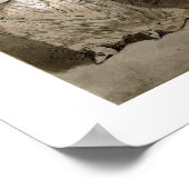 La Place des Victoires, Paris, c.1789 （ペンとインク） ポスター (角)