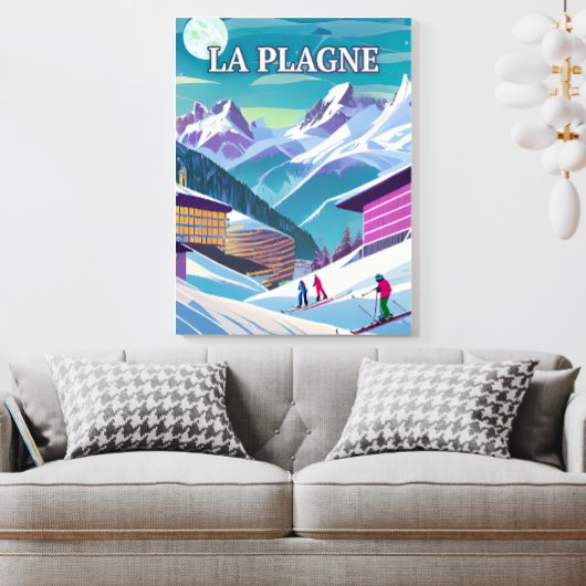 La Plagne : Aventures Alpines et Splendeur enneigé ポスター