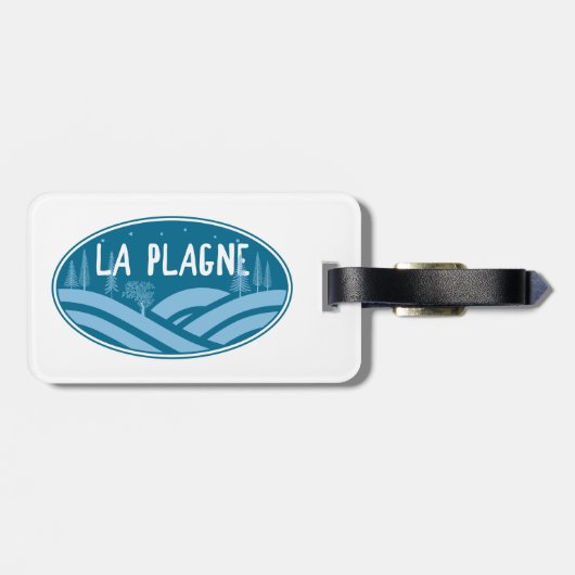 La Plagne France Outdoors ラゲッジタグ (裏面横)