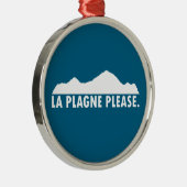 La Plagne France Please メタルオーナメント (右)