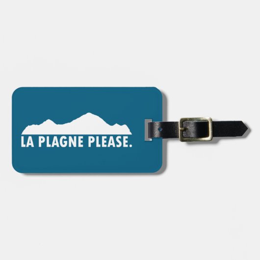 La Plagne France Please ラゲッジタグ (正面横)