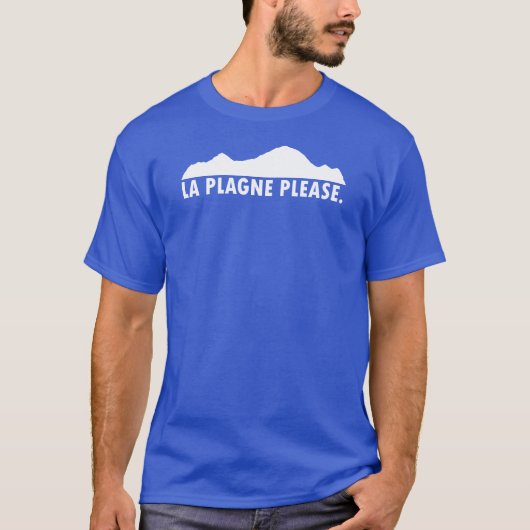 La Plagne France Please Tシャツ (正面)