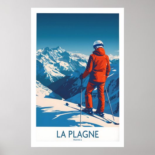 La Plagne Print 1 ポスター (正面)