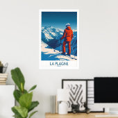 La Plagne Print 1 ポスター (ホームオフィス)