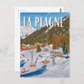 La Plagne Station de ski  ポストカード (正面/裏面)