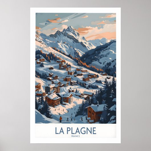 La Plagne Wall Art 1 ポスター (正面)