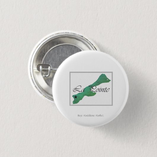 La Pointe Small Button Pin 缶バッジ (正面&裏面)