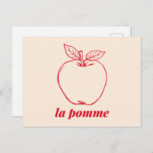 la pomme シーズンポストカード (正面/裏面)