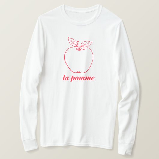 la pomme tシャツ (デザイン正面)