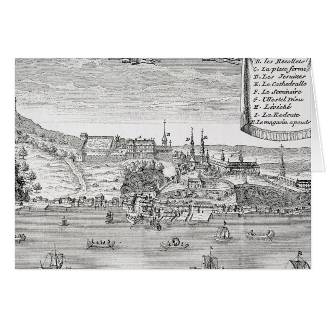 La Potherieの後のケベック、 (正面横)