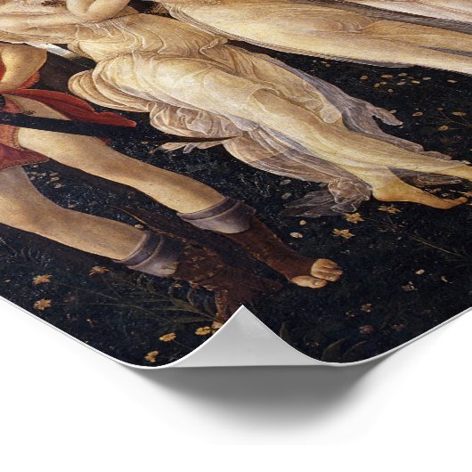 La Primavera by Botticelli – ポスター (角)