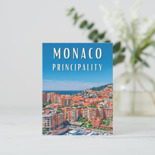 La principauté de Monaco ポストカード (スタンド正面)