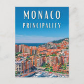 La principauté de Monaco ポストカード (正面)