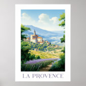 La provence - France - illustration ポスター (正面)