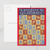 La province de Québec ポストカード (正面/裏面)