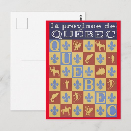 La province de Québec ポストカード (正面/裏面)