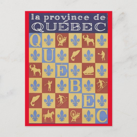 La province de Québec ポストカード (正面)