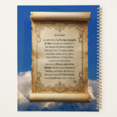 La Purísima en Nicaragua - Virgen María Inmaculada プランナー手帳 (裏面)