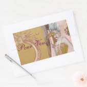 La question c'est vulez-vous fPour Vusラベル 長方形シール (封筒)