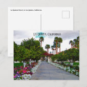 La Quinta,カリフォルニア州カリフォルニア砂漠 ポストカード (正面/裏面)