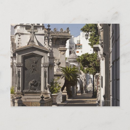 La Recoleta Cemetery in Buenos Aires ポストカード (正面)