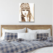 LA REINE DIHYA キャンバスプリント (インサイチュ (寝室))