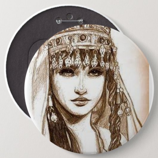 LA REINE DIHYA 缶バッジ (正面&裏面)