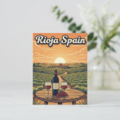 La Rioja Spain Travel ポストカード (スタンド正面)