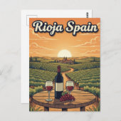 La Rioja Spain Travel ポストカード (正面/裏面)