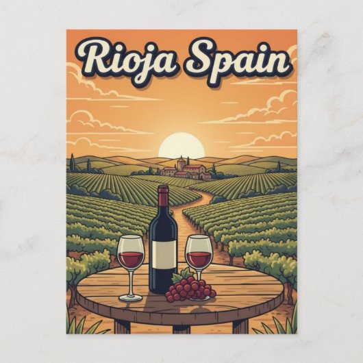 La Rioja Spain Travel ポストカード (正面)