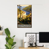 La Riviera Italienneイタリアのヴィンテージ旅行ポスター ポスター (ホームオフィス)