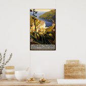 La Riviera Italienneイタリアのヴィンテージ旅行ポスター ポスター (キッチン)