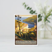 La Riviera Italienne、イタリアヴィンテージ旅行 ポストカード (スタンド正面)