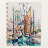 La Rochelle (1911)絵を描s by Paul Signac プランナー手帳 (正面)