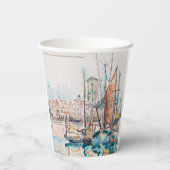 La Rochelle (1911)絵を描s by Paul Signac 紙コップ (裏面)