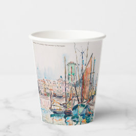 La Rochelle (1911)絵を描s by Paul Signac 紙コップ