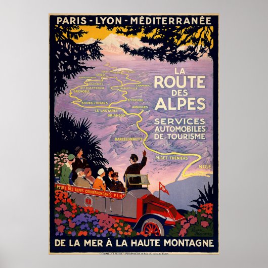 La route des Alpes ポスター (正面)