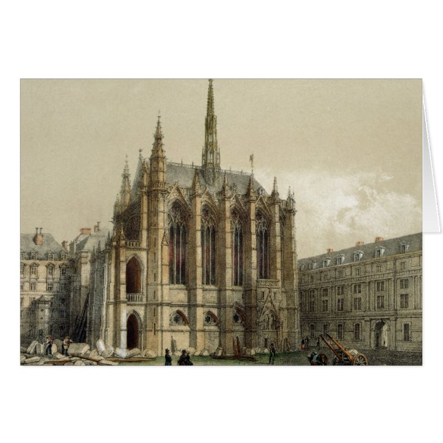 La Sainte Chapelle、パリ (正面横)