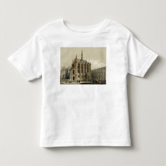 La Sainte Chapelle、パリ トドラーTシャツ (正面)