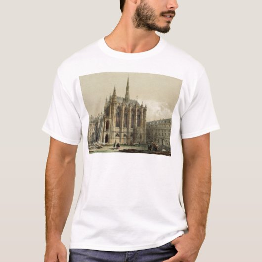 La Sainte Chapelle、パリ Tシャツ (正面)